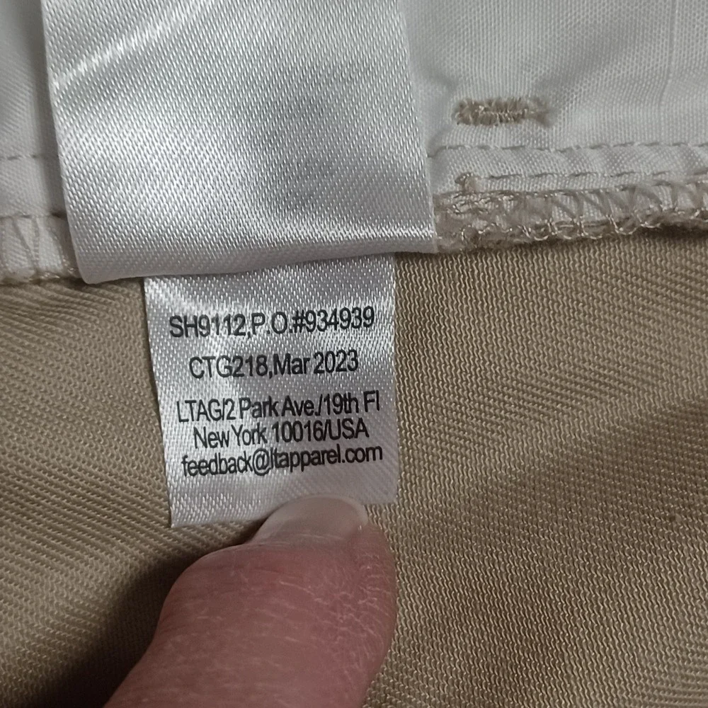 French Toast Boys Khaki‎ School Uniform Pull On Shorts Tan Size 14 SH9112